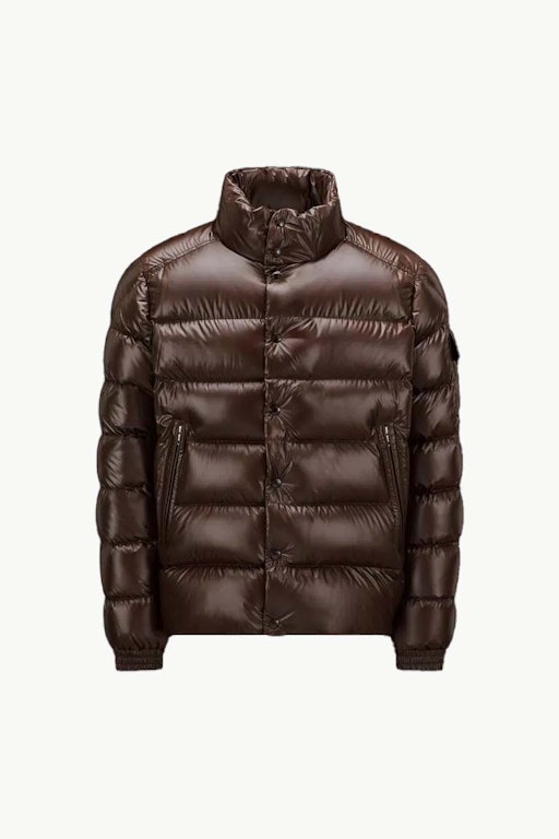 Pre-owned Moncler Lule Short Down Jacket Brown