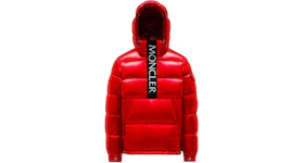 Moncler Maury Short Down Jacket Ruby Red