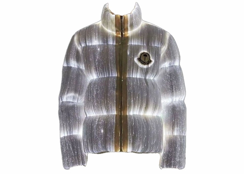 Moncler Maya 70 by Palm Angels Jacket Bright White