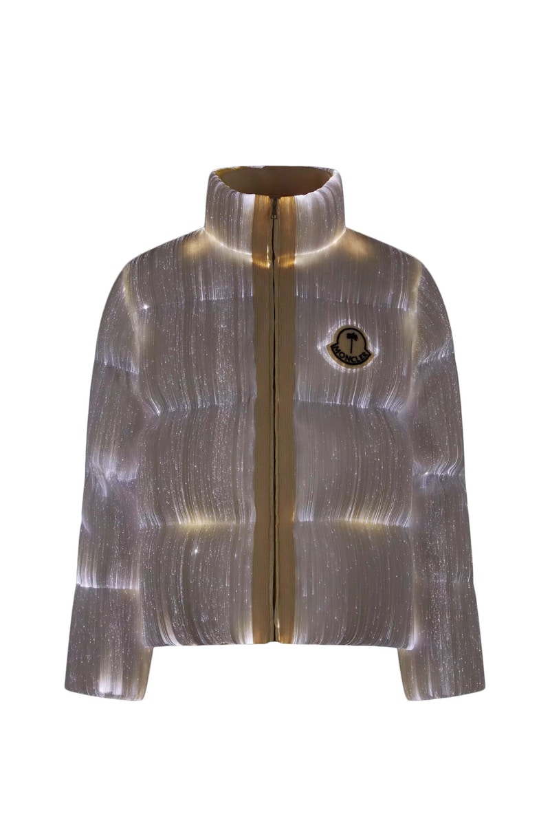 Moncler Maya 70 by Palm Angels Jacket Bright White