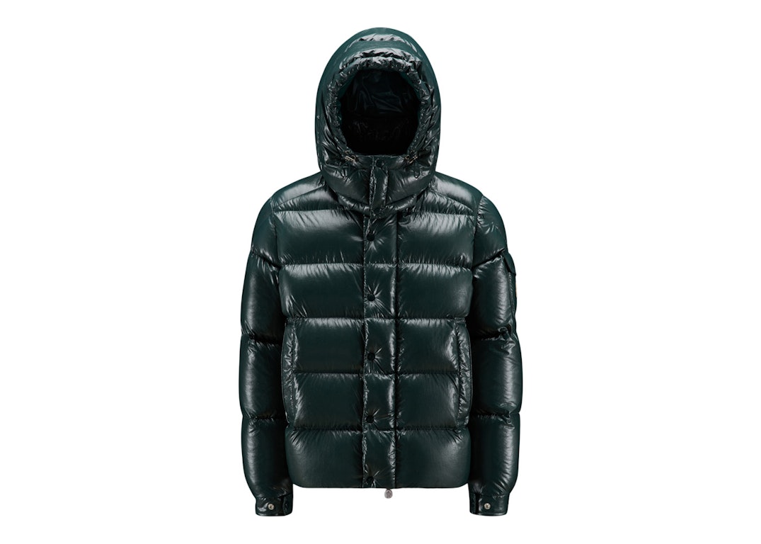 Pre-owned Moncler Maya 70th Anniversary Special Edition Short Down Jacket Forest Green