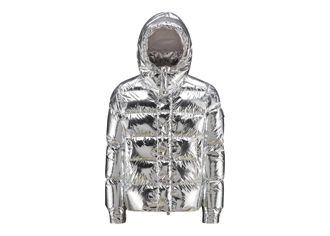 Pre-owned Moncler Maya 70th Anniversary Special Edition Short Down Jacket Platinum
