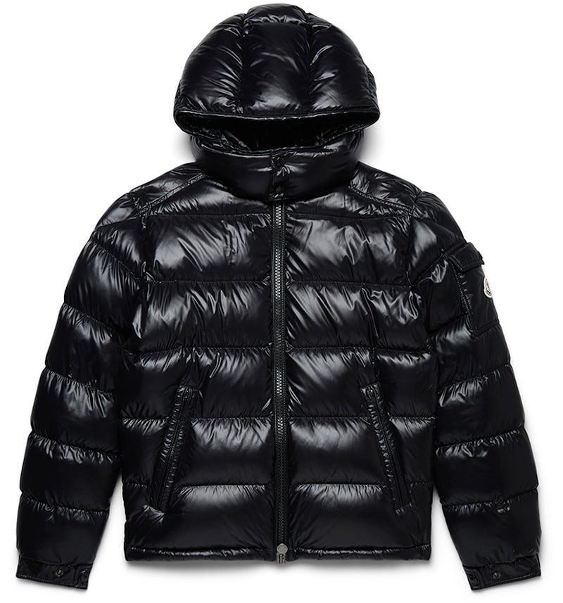 Moncler Maya Short Down Jacket Black Men's US - Main Image