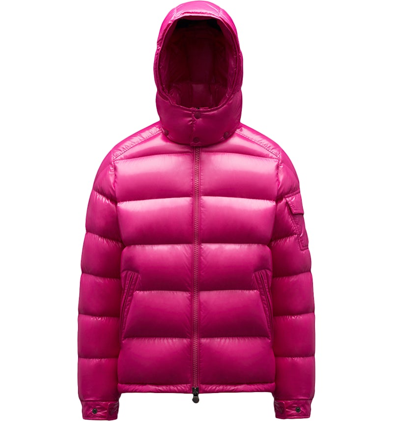 Moncler Maya Short Down Jacket Mauve Pink Men's FW21 US