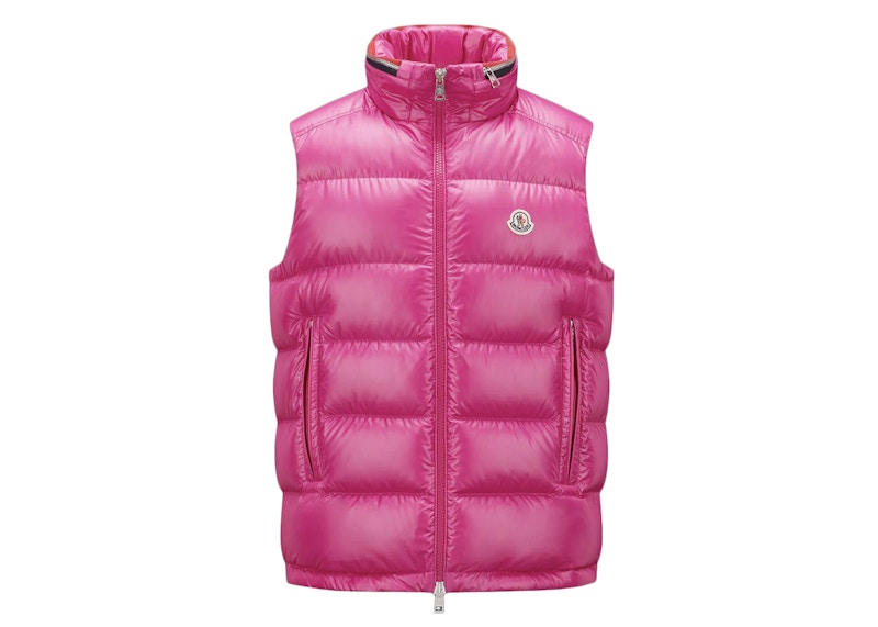 Moncler 2024 pink gilet