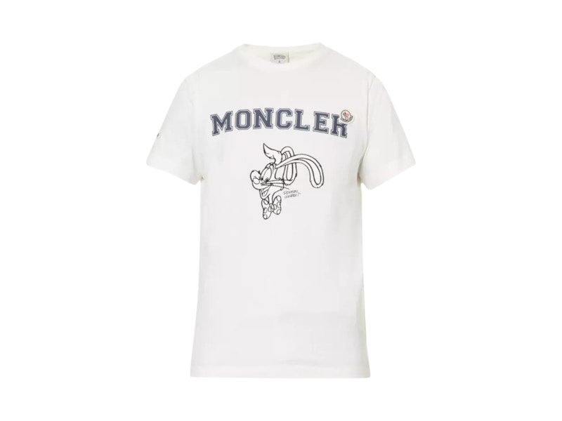 【本日限定お値下げ】MONCLER Tシャツ Disneyコラボ Moncler X Disney Print Cotton Jersey T-shirt White Men's - US