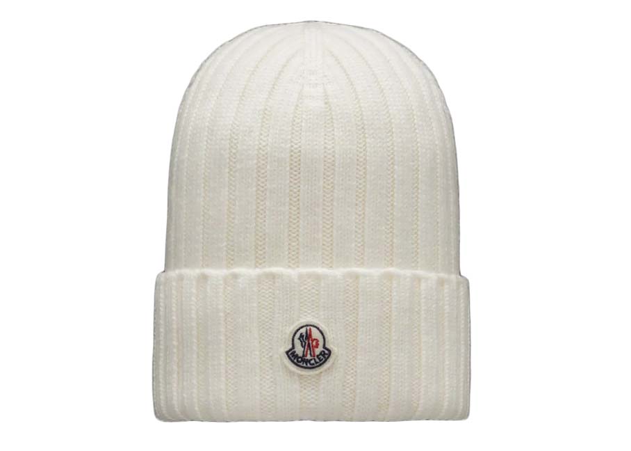 Moncler sales white beanie