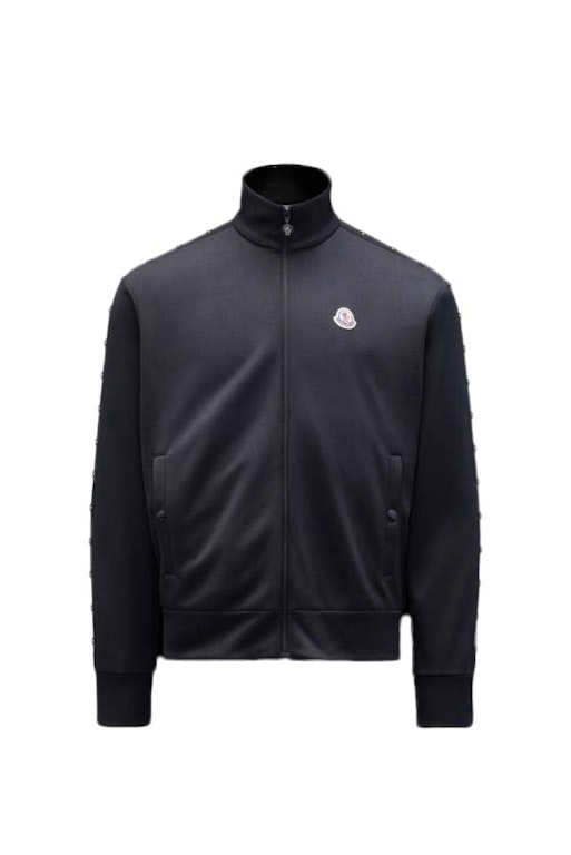 Pre-owned Moncler Studded Jacket Black
