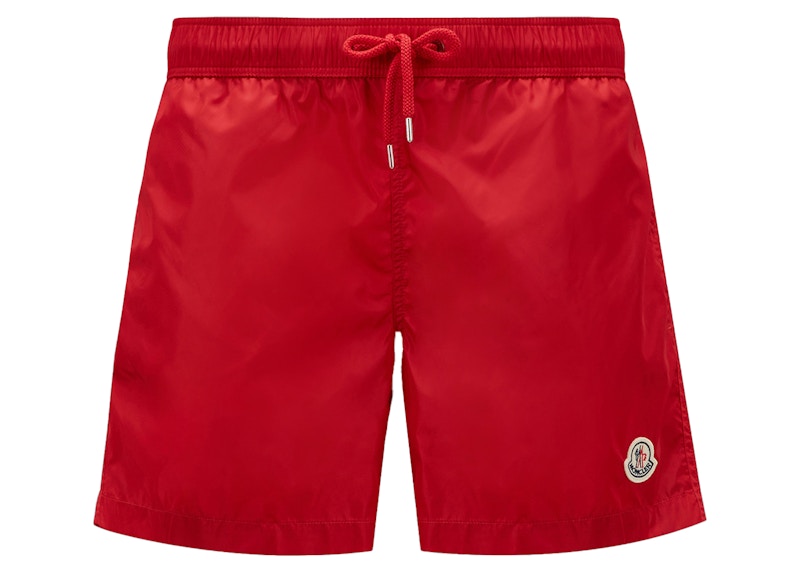 Moncler red shop shorts