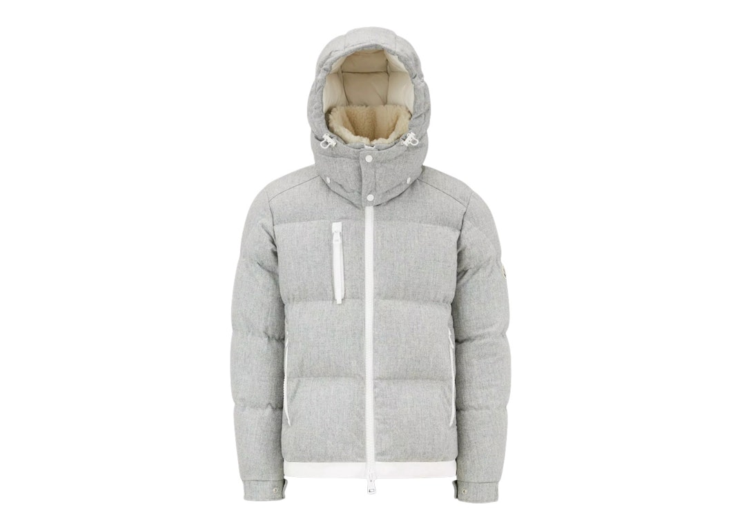 Pre-owned Moncler Tarentaise Short Down Jacket Grey
