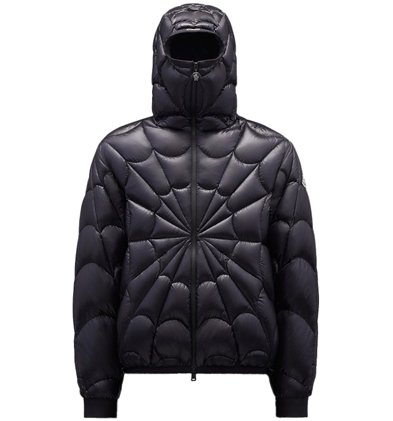 Moncler Puffer Bomber Jacket Moncler Violier Spider-Man Short Down