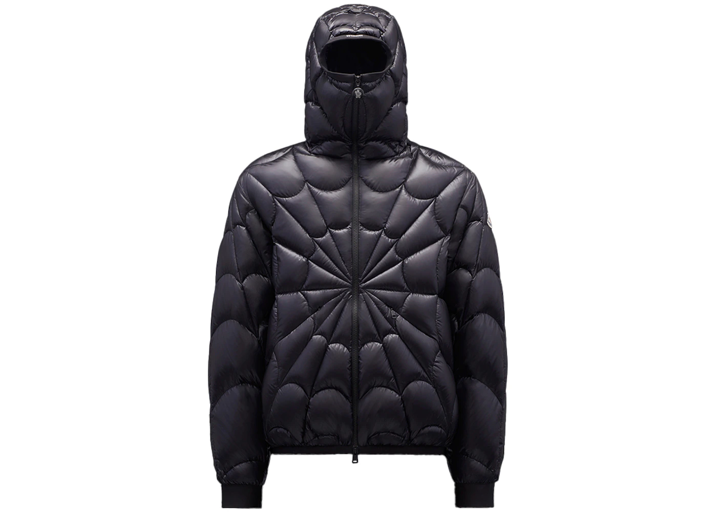 Moncler Violier Spider-Man Short Down Jacket Black Men's FW22 US