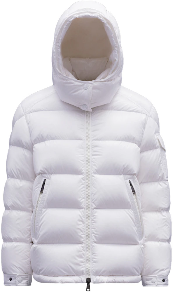Moncler Women's Maire Short Down Jacket Glossy Off White - FW22 - GB