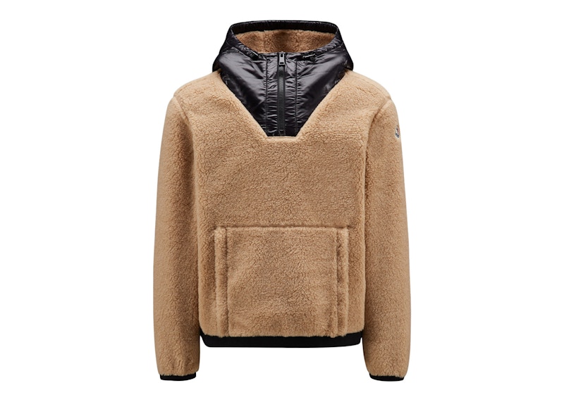 Moncler Women's Teddy Hoodie Brazilian Sand - US