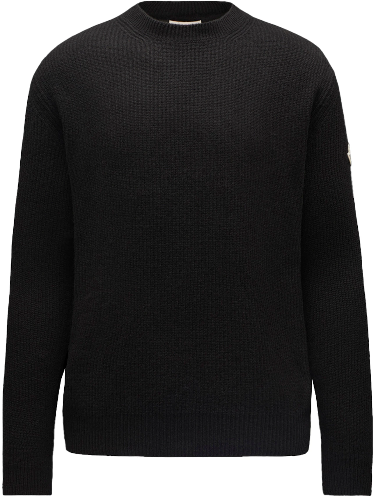 raket Waterfront tilgive Moncler Wool and Cashmere Knit Sweater Black - SS22 - US