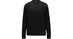 Moncler Wool and Cashmere Knit Sweater Black