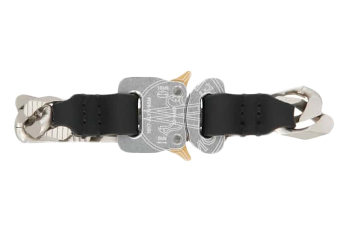Pre-owned Moncler X 1017 Alyx 9sm Bracelet Silver/black