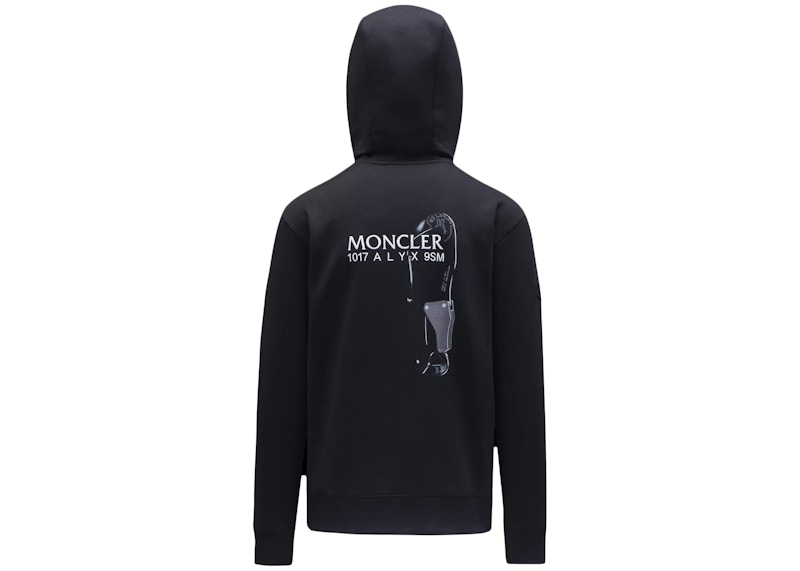 Moncler x 1017 ALYX 9SM Hardware Graphic Hoodie Black Men's