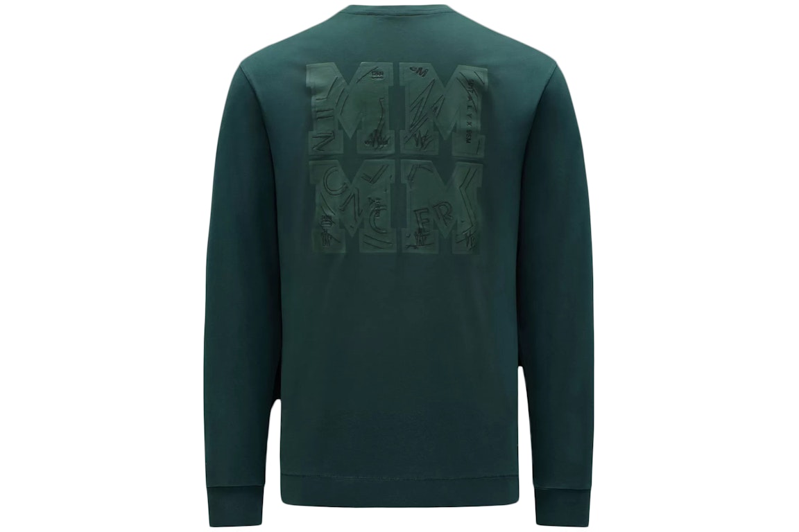 Pre-owned Moncler X 1017 Alyx 9sm Tonal L/s T-shirt Forest Green
