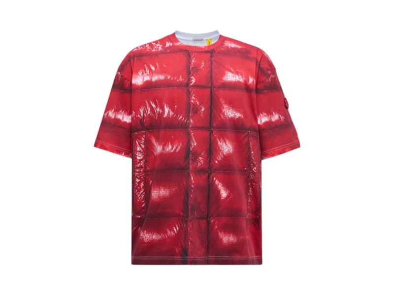 MONCLER レッド Tシャツ XL Moncler x A$AP Rocky Cotton T-shirt Red Men's - FW25 - US