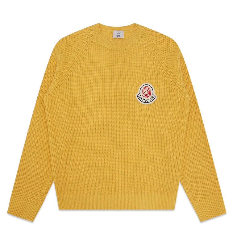 Pre-owned Moncler X Billionaire Boys Club Wool & Cashmere Sweater Sunshine