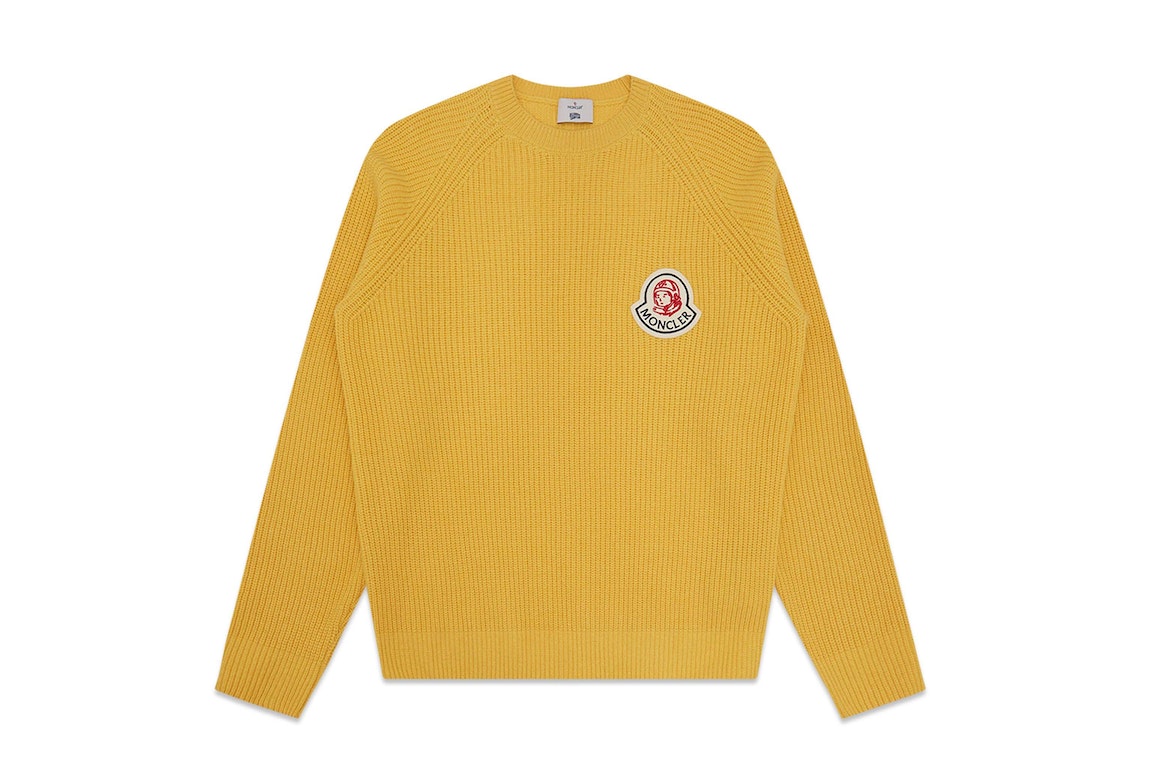 Pre-owned Moncler X Billionaire Boys Club Wool & Cashmere Sweater Sunshine