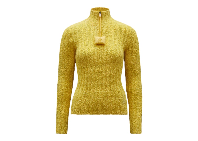 Moncler x JW Anderson Cotton Boucle Jumper Yellow SS22 US