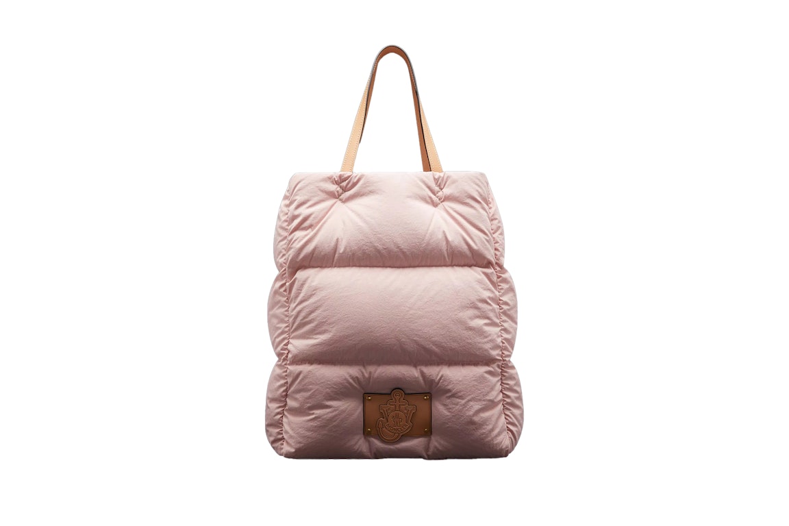 Pre-owned Moncler X Jw Anderson Down-filled Tote Bag Pink