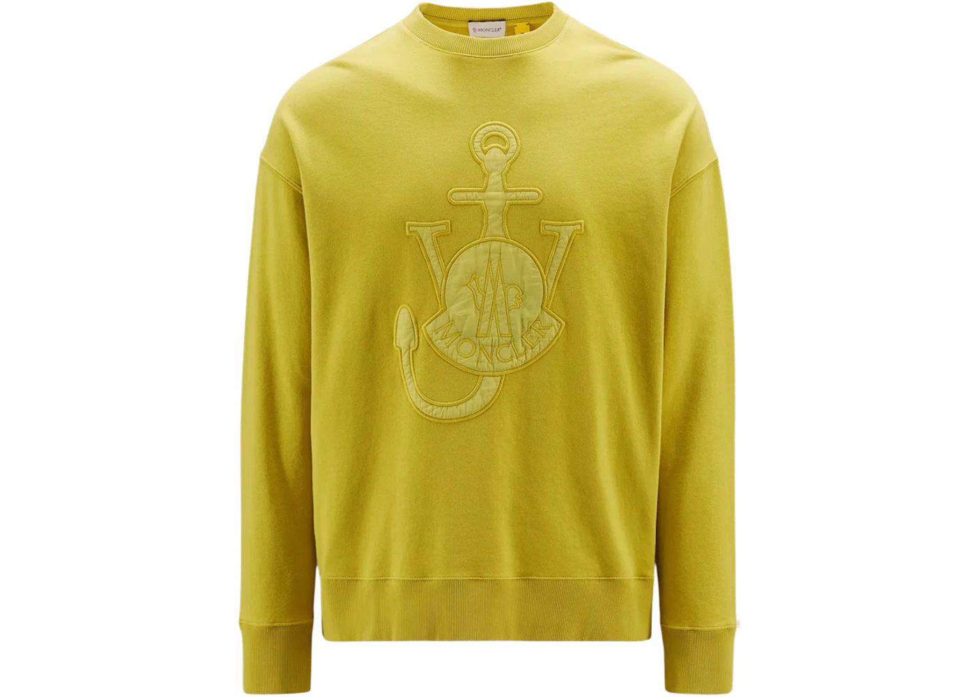 Moncler x JW Anderson Logo Sweatshirt Yellow - SS22 - US