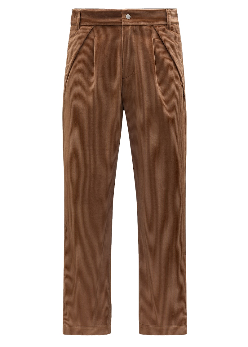 Corduroy trousers  Camel  Benetton