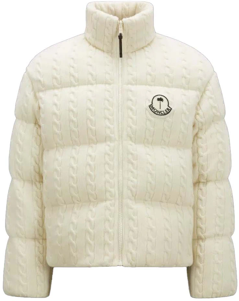 Moncler x Palm Angels Dendrite Wool Down Jacket Off-White - FW23 - US