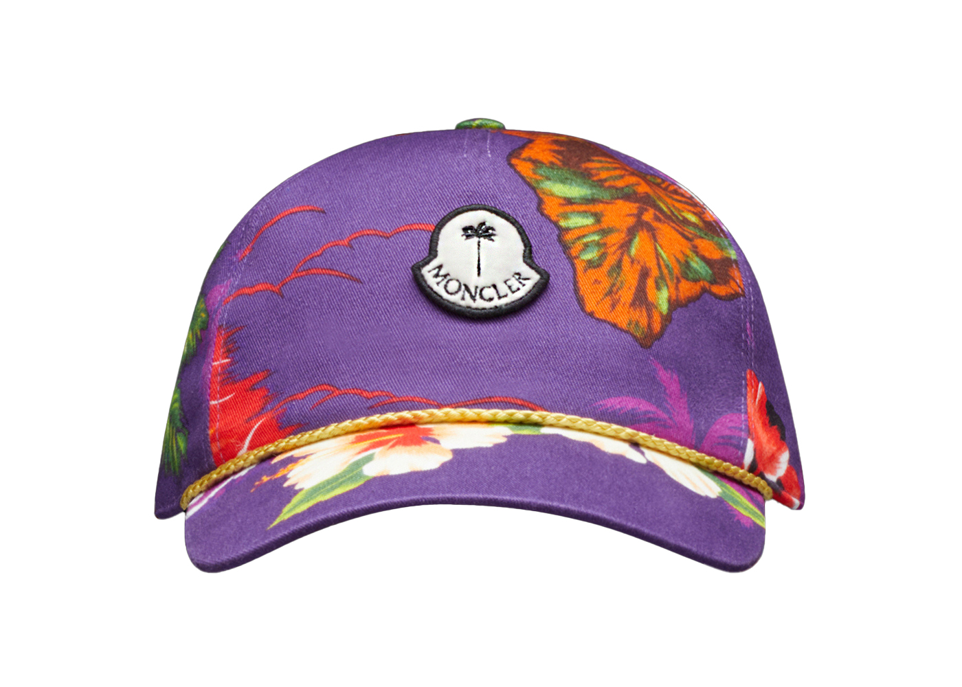 Moncler x Palm Angels Hawaii Cap Purple Multi Print