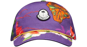 Moncler x Palm Angels Hawaii Cap Purple Multi Print