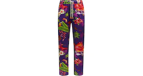 Moncler x Palm Angels Hawaiian Print Trousers Purple Multi Print