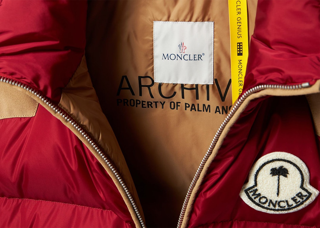 Pre-owned Moncler X Palm Angels Kamakou Vest Red
