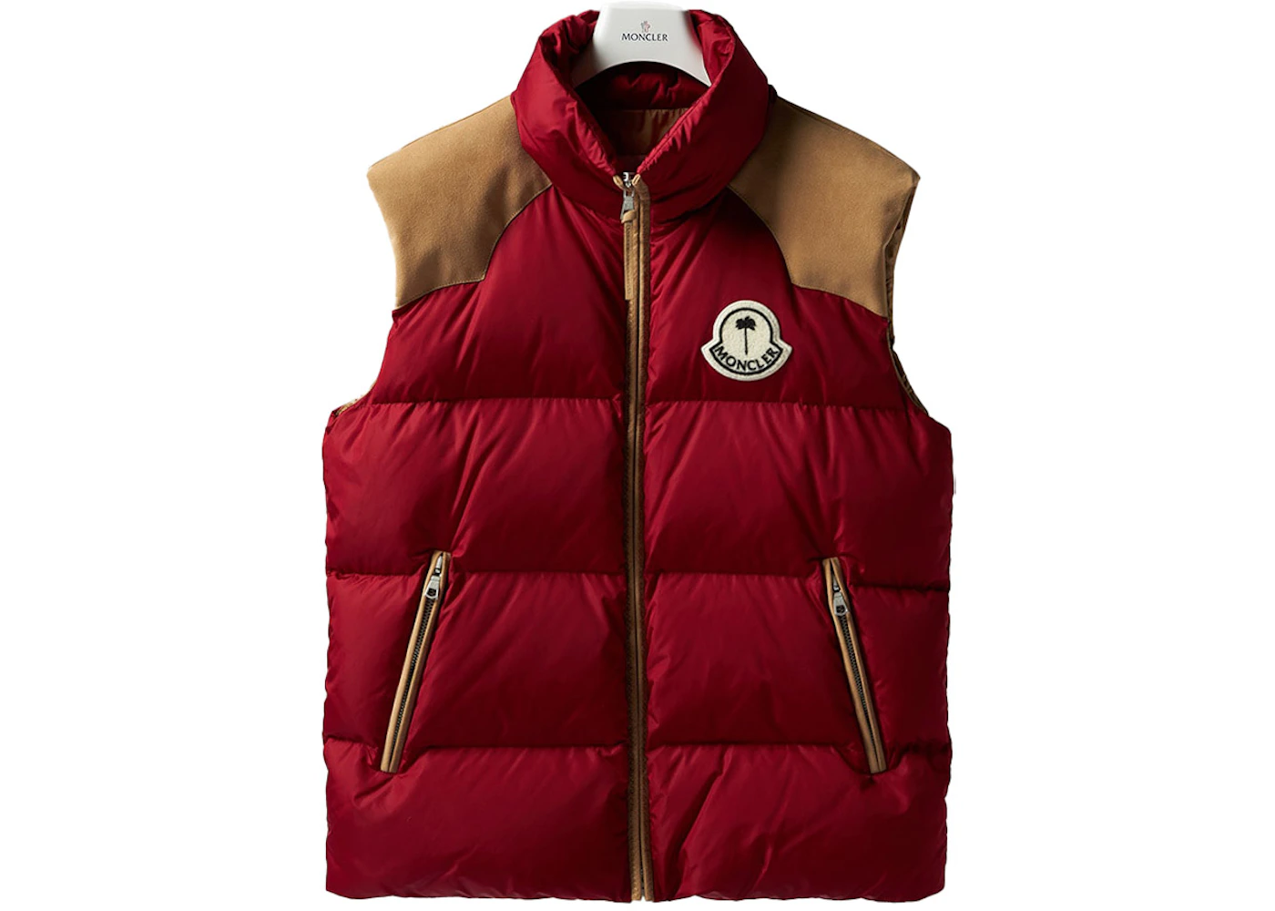Moncler Puffer Vest Red Mens Moncler Jacket Moncler Gui Gilet Mens