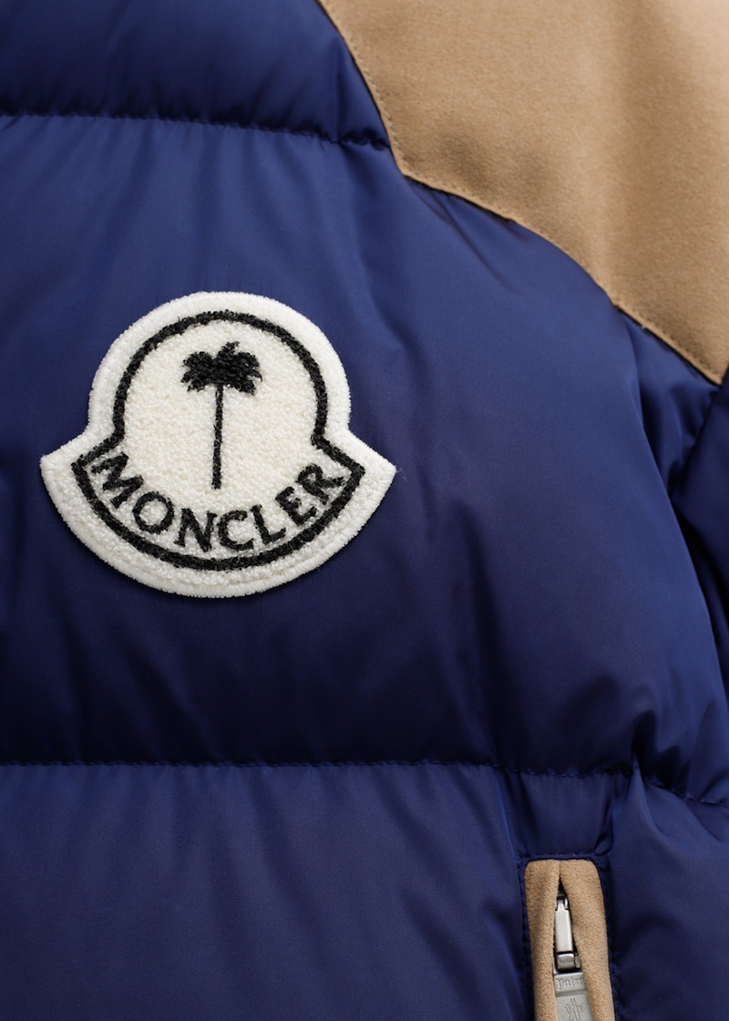 Moncler x Palm Angels Kelsey Jacket Blue Beige