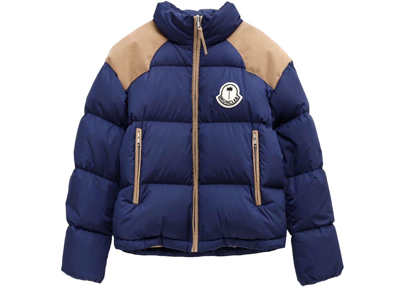 Moncler x Palm Angels Kelsey Jacket Blue Beige Men's FW21 US