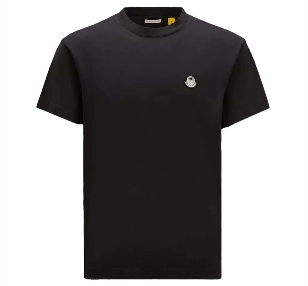 Moncler x Palm Angels Logo Patch T-Shirt Black Men's - FW23 - US