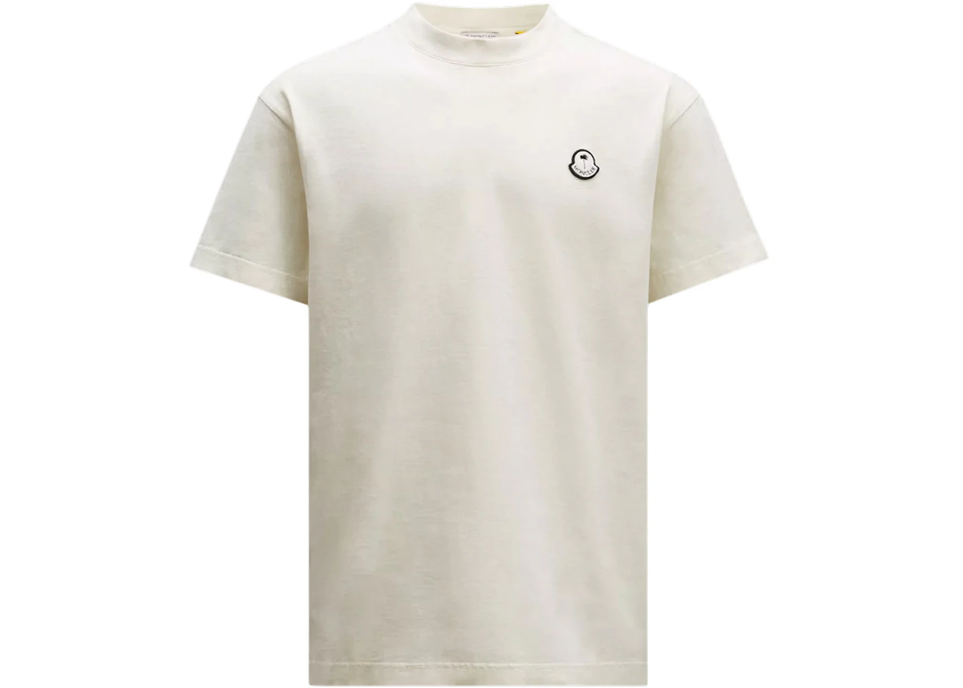 Moncler x Palm Angels Logo T-Shirt Natural White - FW22 - US