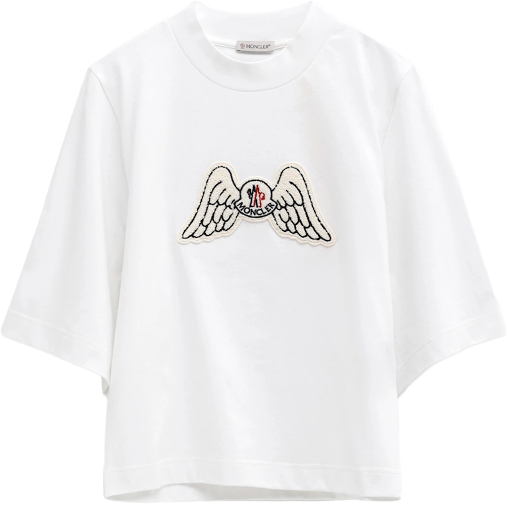 Moncler Palm Angels Logo-Patch T-Shirt