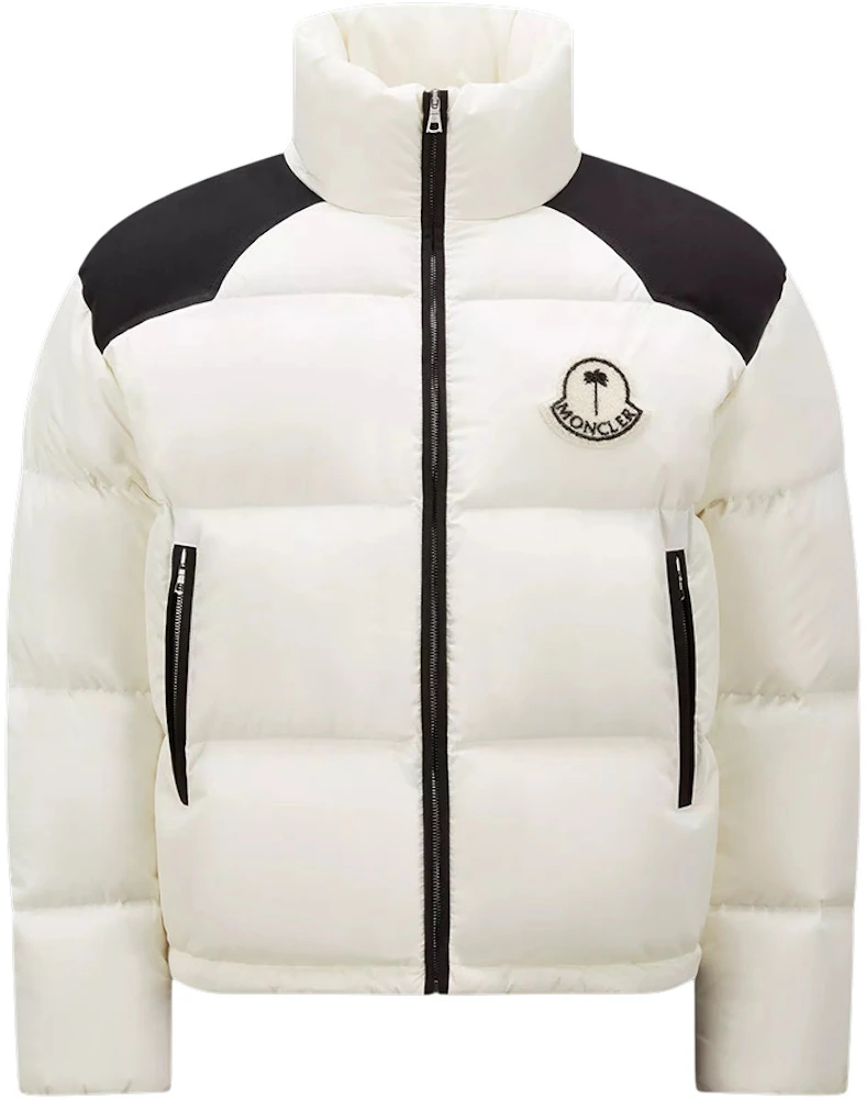 Moncler x Palm Angels Nevin Short Down Jacket Off White - FW22 - US