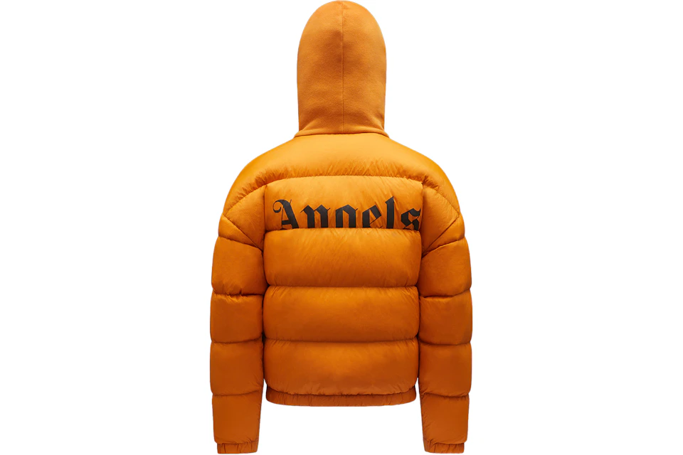 Moncler x Palm Angels Padded Hoodie Orange