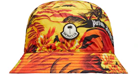 Moncler x Palm Angels Printed Bucket Hat Orange