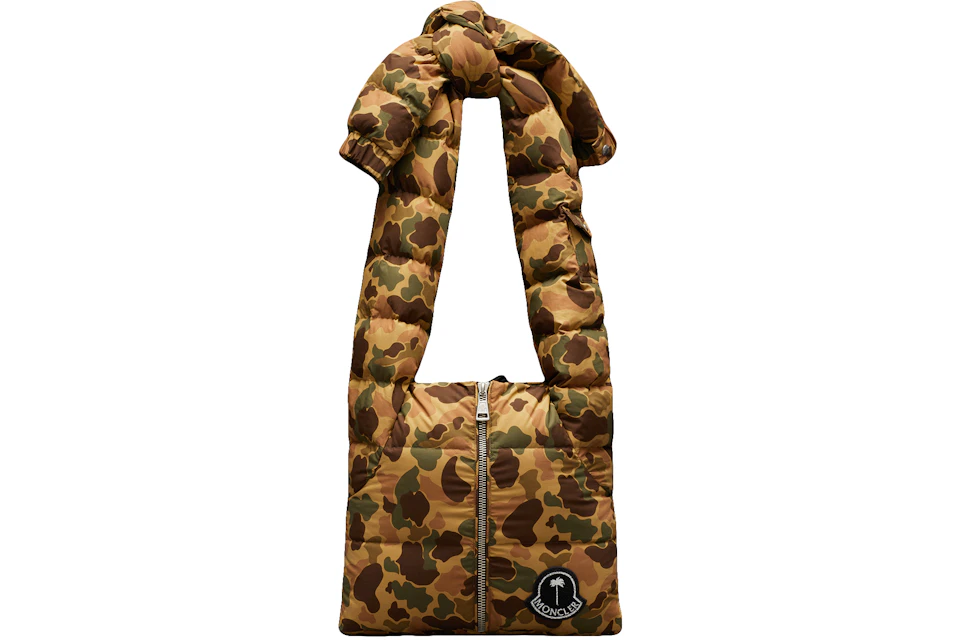Moncler x Palm Angels Quilted Cotton Shoulder Bag Camouflage Print