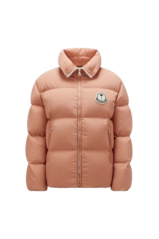 Pre-owned Moncler X Palm Angels Rodmar Short Down Jacket Pink