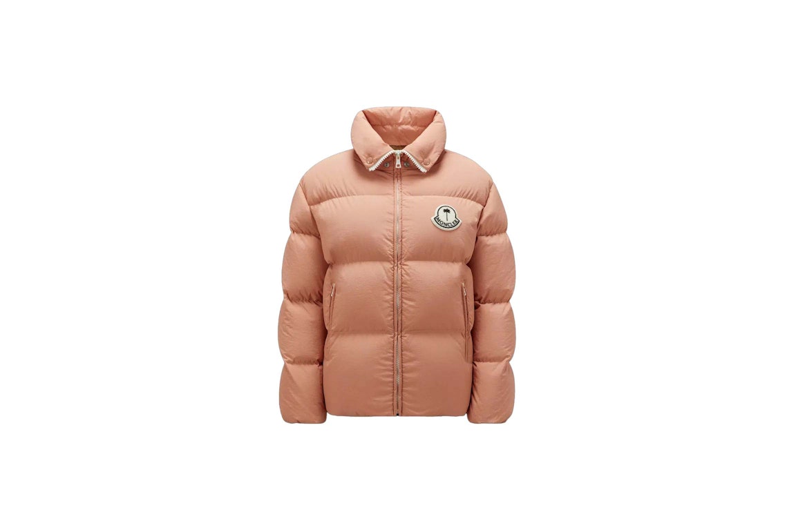 Pre-owned Moncler X Palm Angels Rodmar Short Down Jacket Pink