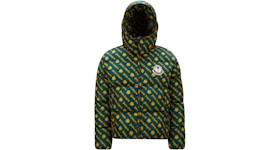 Moncler x Palm Angels Thompson Short Down Jacket Yellow/Green