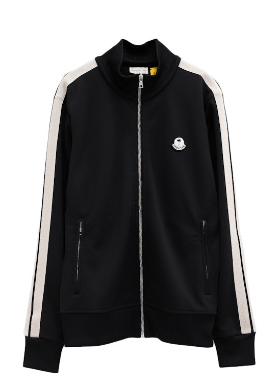 Pre-owned Moncler X Palm Angels Track Jacket Black White