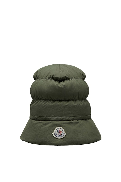 Pre-owned Moncler X Pharrell Down-filled Hat Green